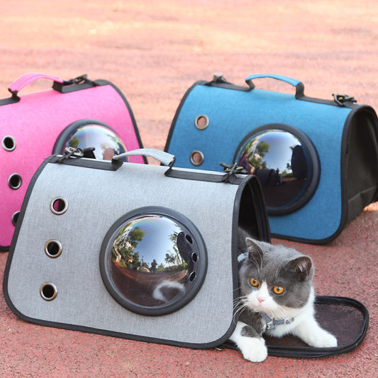 Portable Foldable Linen Pet Bag