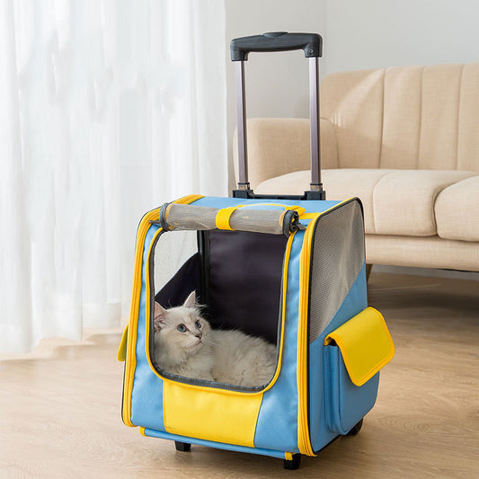 Portable Pet Trolley Case