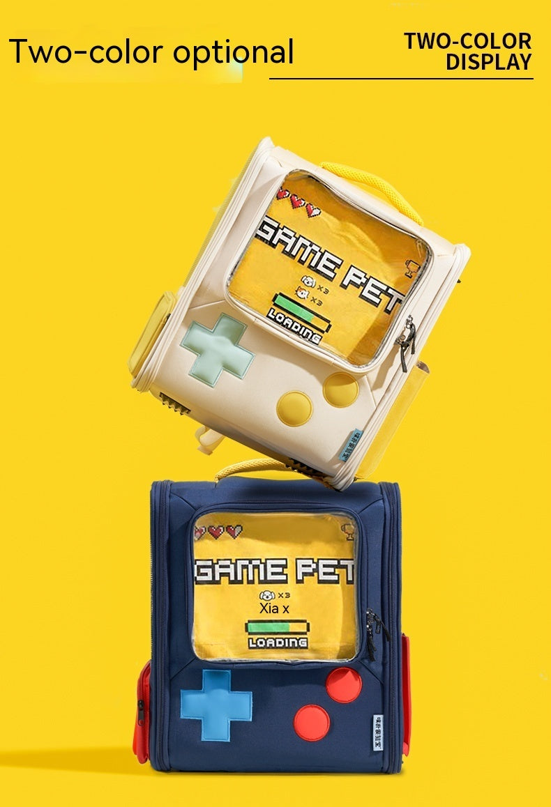 Game Console Retro Style Pet Bag