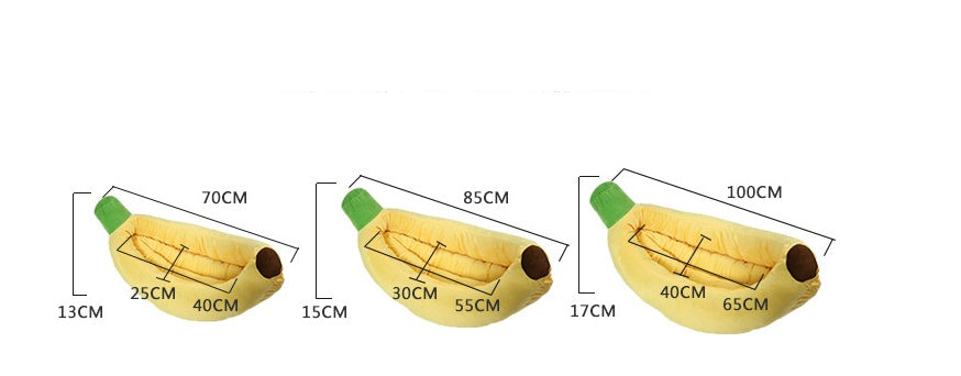 Banana Kennel Pet Bed