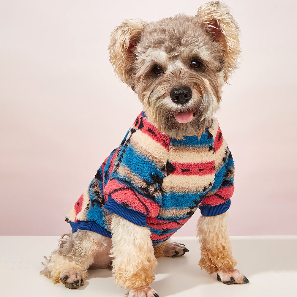 Stripes Fleece Sweatshirt