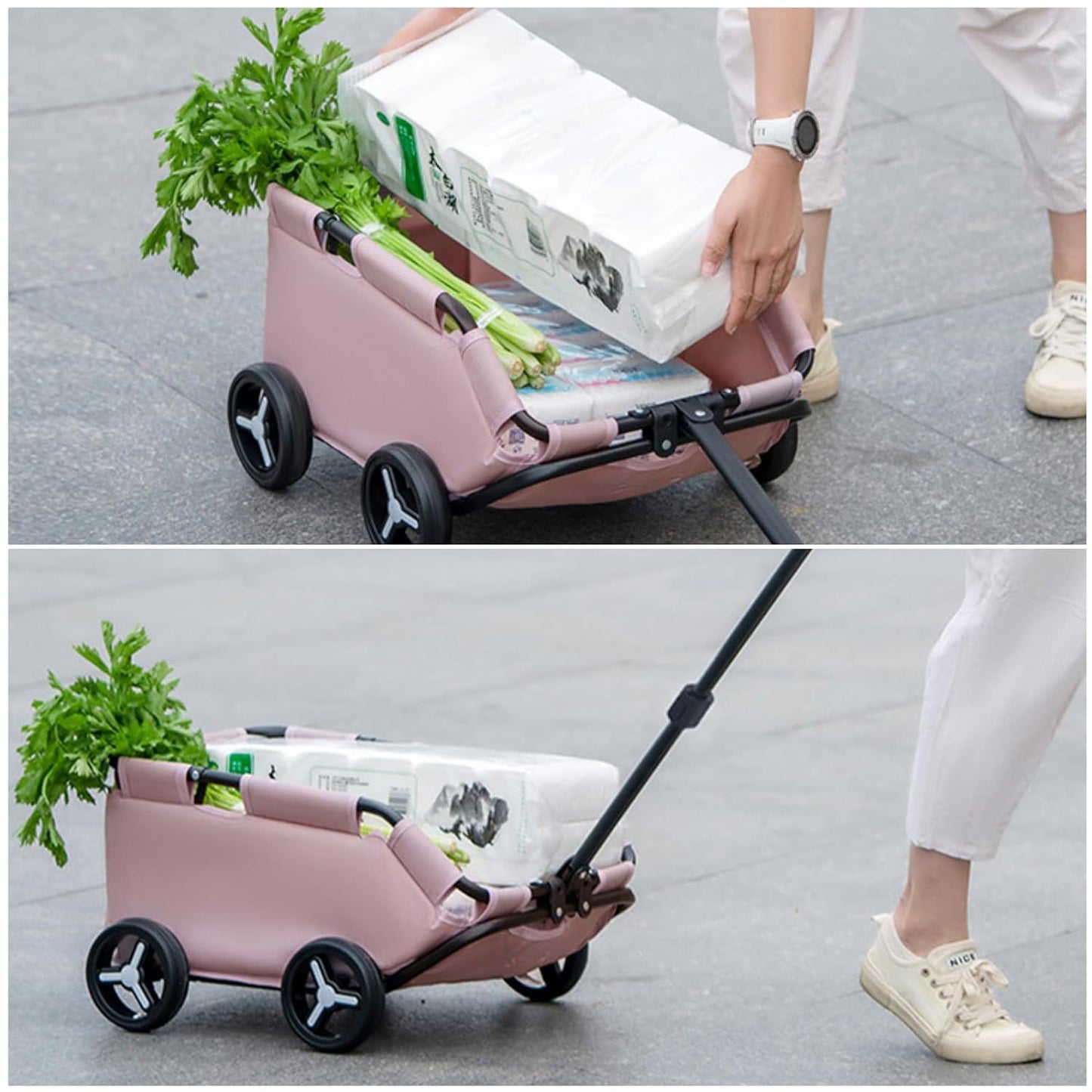 Trolley Cart Portable Foldable Storage Car