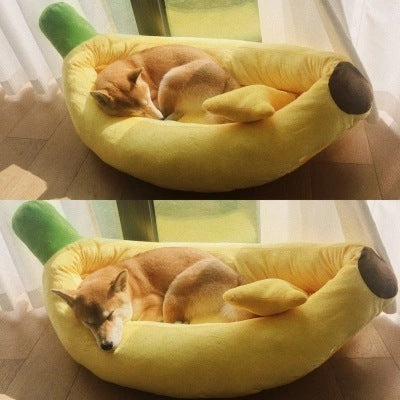 Banana Kennel Pet Bed