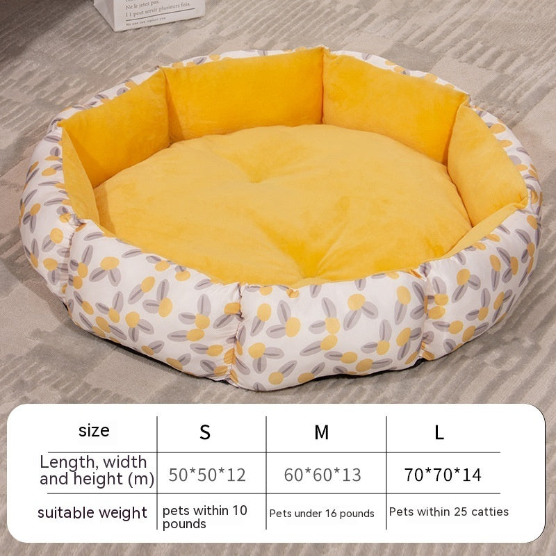 Octagonal Pet Bed