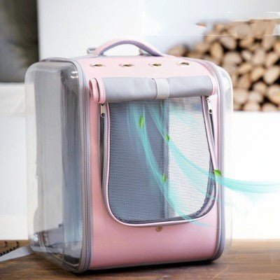 Portable backpack Transparent