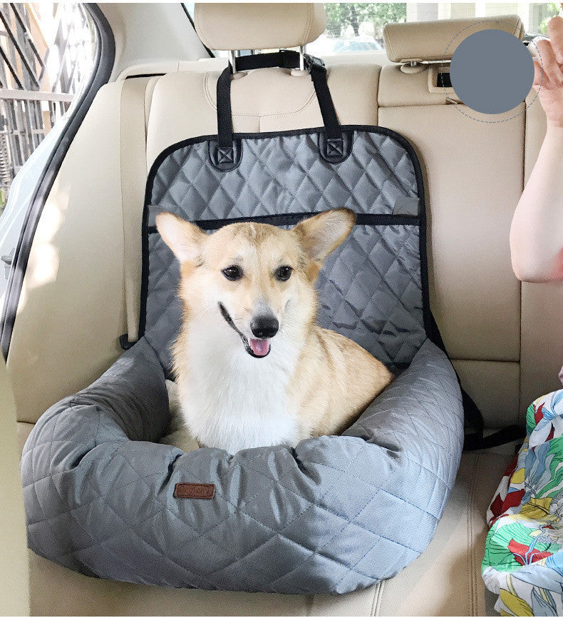 2 In 1 Pet Dog Carrier Folding Car Seat Pet Dog