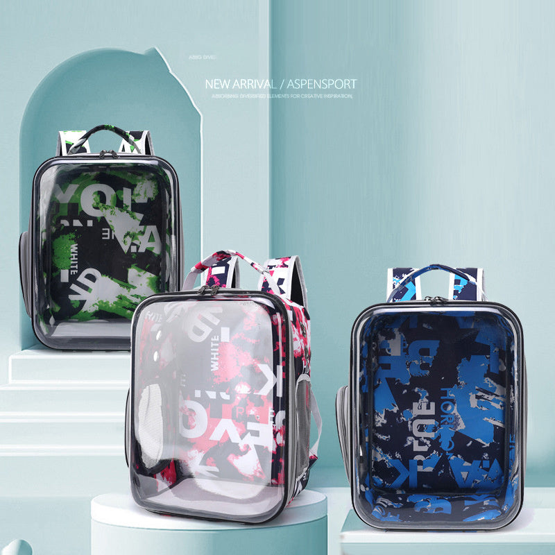 Cartoon Space Capsule Travel Backpack