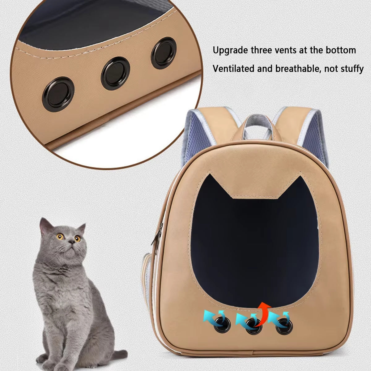 Pet Backpack Portable Outdoor Travel